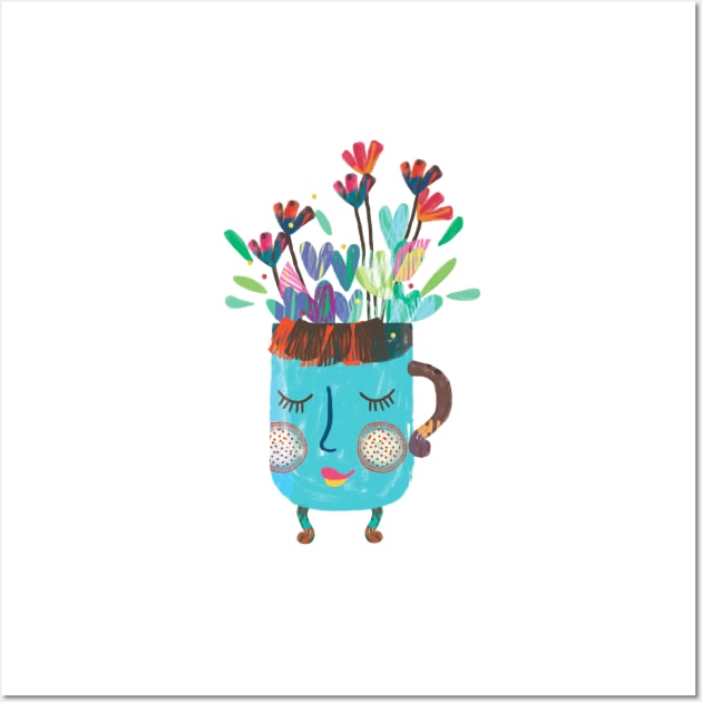 Happy cup Wall Art by SparrowDesign